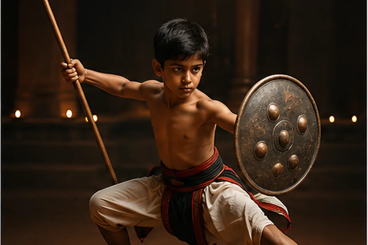 Kalaripayattu practice